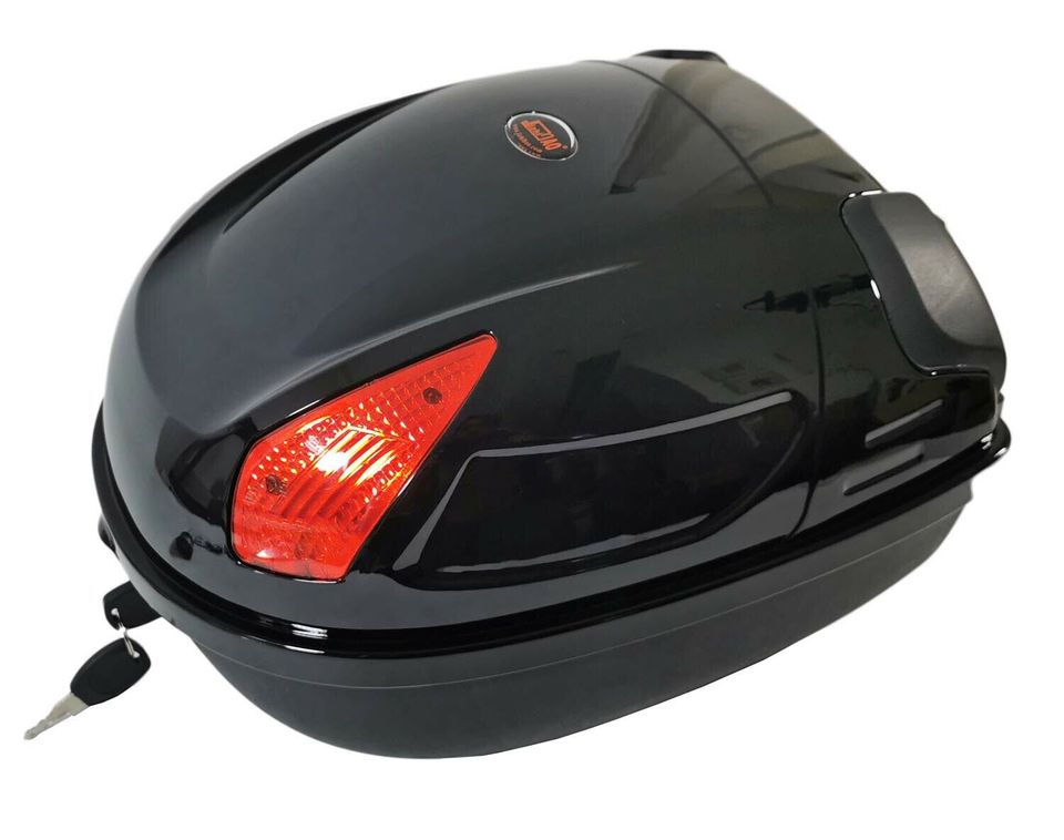 Helmbox Topcase Rollerkoffer Motorradkoffer abschließbar 17L Helm in Haßloch