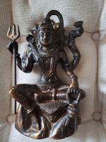 Bronze Figur Indischer Hindu Gott Shiva mit Dreizack Neuwertig Rheinland-Pfalz - Worms Vorschau