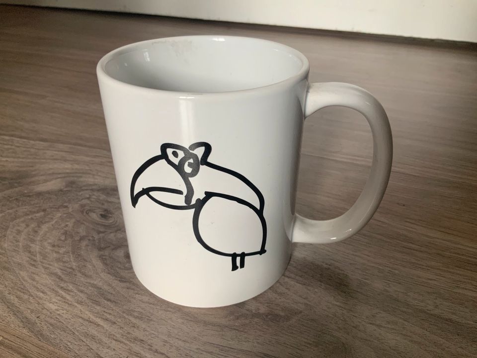 Rocketbeans TV Familienoberhauptvogel Tasse in Höhenberg i. T.