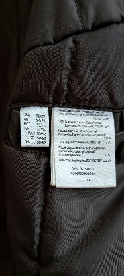 Damen Jacke von Ulla Popken, Größe 50/52 in braun in Ebsdorfergrund