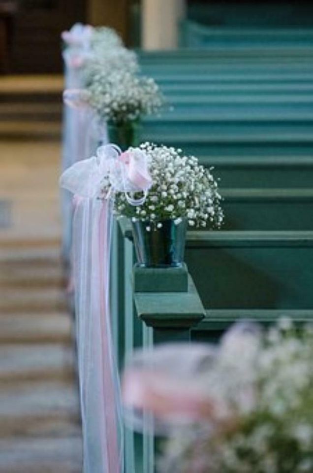 Hochzeit *Verleih* Floristik Traubogen Kirche freie Trauungen in Bad Bocklet