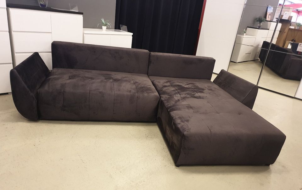 Ecksofa Eckcouch Sofa Couch "BOOM" mit Schlaffunktion Versand BEV in Beverungen