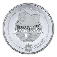 Silbermünze Kung Fu Panda 2023 1 oz 999 Silber Samoa Niedersachsen - Fürstenau Vorschau