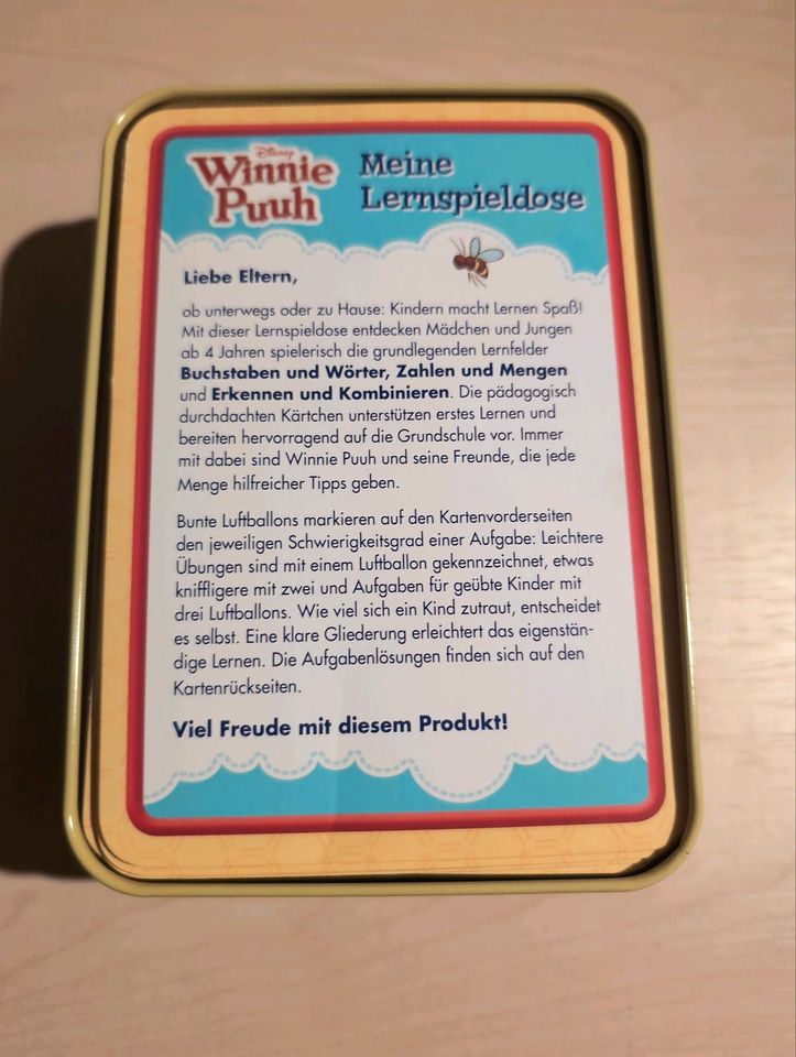 Winnie Puuh Lernspiel Dose in Lindlar