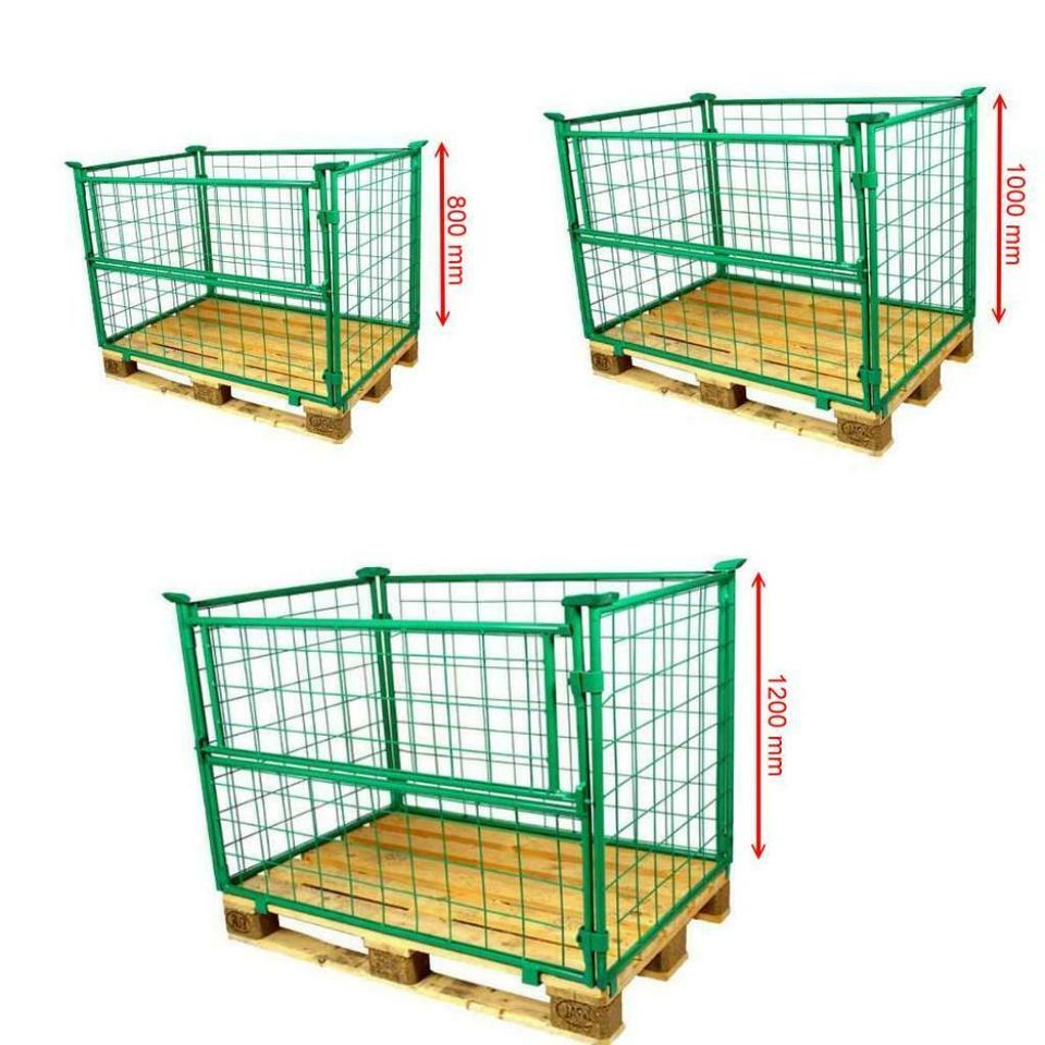 ** MIETE ! 100 x GITTERBOX II.Wahl AUFSATZRAHMEN KLAPPRAHMEN 1000 in Moers