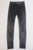 Leggings | H&M | schwarz glänzend mit floralem Muster | XS 34 Hessen - Offenbach Vorschau