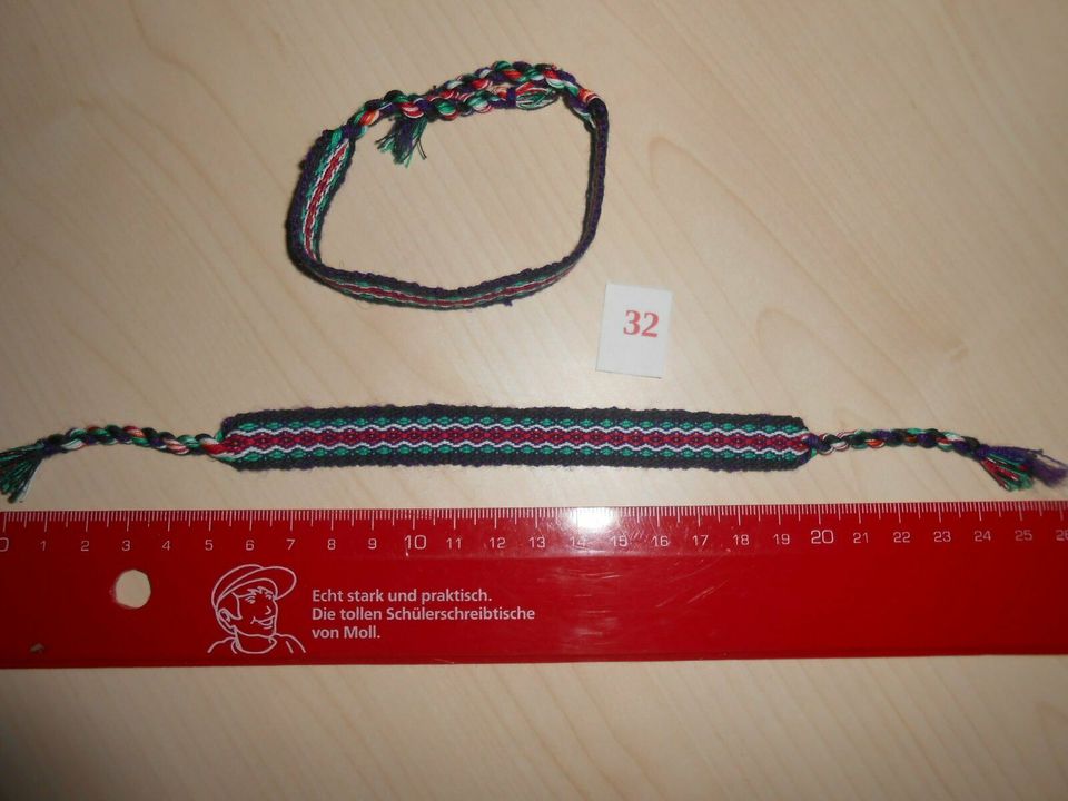 Freundschaftsbänder Armbänder Handarbeit in Kollmar