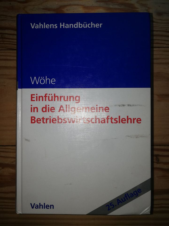 Wöhe Einführung in die Allgemeine Betriebswirtschaftslehre in Mielkendorf