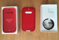 Apple Leather Sleeve MagSafe iPhone 12 / iPhone 12 Pro Scarletrot Sachsen-Anhalt - Halle Vorschau