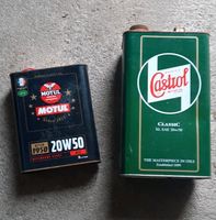 Castrol Motul Classic Vintage Blech Ölkanister 20W50 leer Deko Thüringen - Bad Salzungen Vorschau