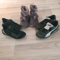 Schuhpaket Gr. 37 ...  2× Sneaker  + Hausschuhe Sachsen - Lauta Vorschau