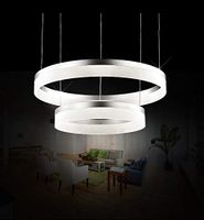 LED Pendelleuchte Ringe 6053-40*60cm kaltweiß Hängelampe Nordrhein-Westfalen - Bergheim Vorschau