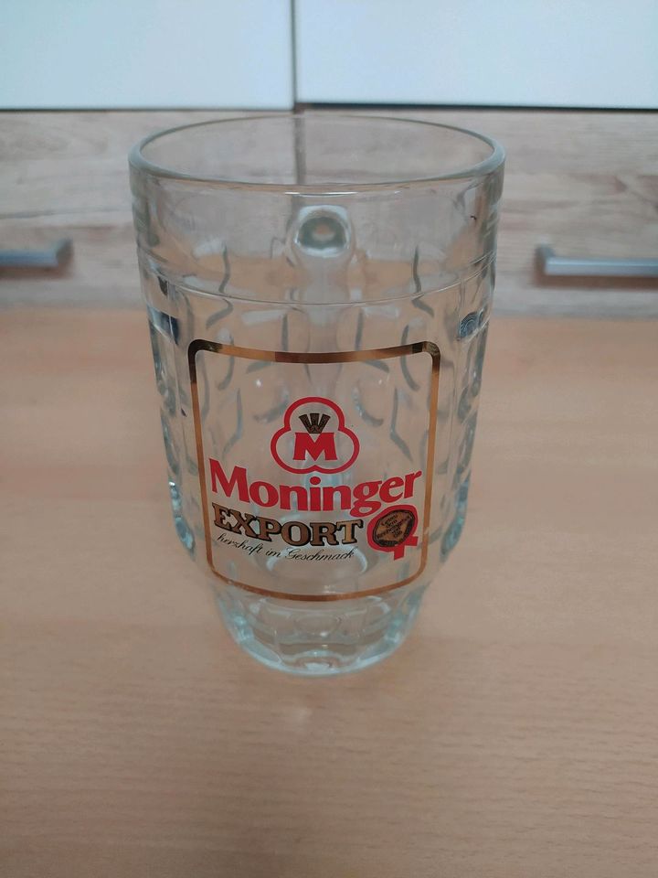Moninger Export Bier Glas in Hausweiler