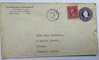 USA, alter Brief von 1934 mit zwei Briefmarken Nordrhein-Westfalen - Lippstadt Vorschau