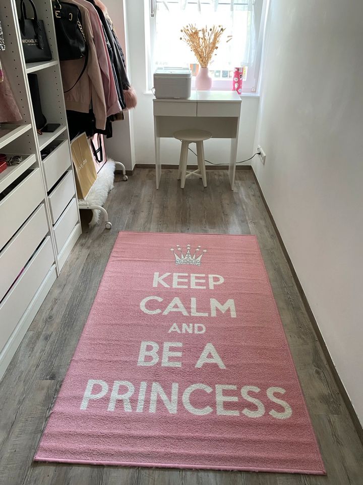 Teppich Keep calm and be a princess in Essen