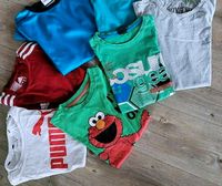 Kleidungspaket 5x Gr.128 TShirts Elmo Puma Adidas diverse Brandenburg - Rauen Vorschau