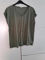 Q/S by S.Oliver Damen T-Shirt oliv grün Baumwolle Gr XL Baden-Württemberg - Freudenstadt Vorschau