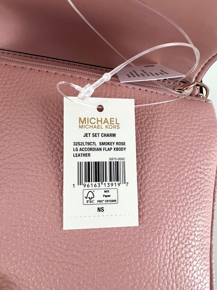 Michael Kors ‼️ Jet Set Charm Tasche Leder rosa Rose Gold NEU in Reiskirchen