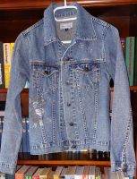 Jeans Jacke mit Katzenmotiv Eimsbüttel - Hamburg Niendorf Vorschau