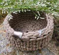 Handmade Korb aus recycelter Baumwolle Nordrhein-Westfalen - Hiddenhausen Vorschau