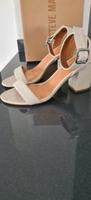 neuwertige Sandalette Steve Madden High Heels Größe 37 beige Bayern - Stammham b. Ingolstadt Vorschau