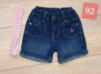 Gr. 92 kurze Jeans / Hose mit Stoffgürtel Mädchen Nordrhein-Westfalen - Mönchengladbach Vorschau