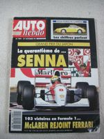 Auto hebdo 27.10.1993 Ayrton Senna/McLaren Sachsen - Zobes Vorschau