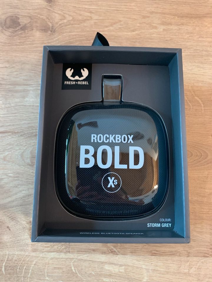 [Neuer Originalartikel] Neu - Rockbox Bold | Kleinanzeigen eBay - in Manching Farbe XS kaufen ist Bayern Kopfhörer gebraucht - | Storm & Kleinanzeigen Grey jetzt Lautsprecher