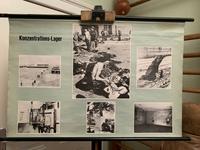 Alte Schulkarte Konzentrationslager oder Wunschmotiv Vintage L Mitte - Tiergarten Vorschau