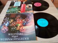 2 Vinyl LPs,  Am Weihnachtsbaum die Lichter brennen,Weltstars si Niedersachsen - Apen Vorschau