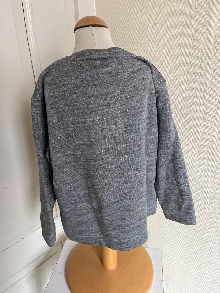 Pullover Sweater Glitzer Pailletten Schmetterling Zara 122 in Weimar