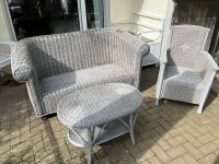 Sitzgruppe echtes Rattan Gartenmöbel Tisch, Sofa & Stuhl | grau Nordrhein-Westfalen - Frechen Vorschau