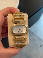 D&G Dolce & Gabbana Armbanduhr Uhr Gold weiß minimalistisch Hessen - Limburg Vorschau