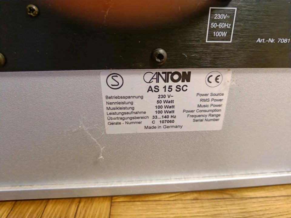 Canton Powered Subwoofer AS 15 SC in Greven