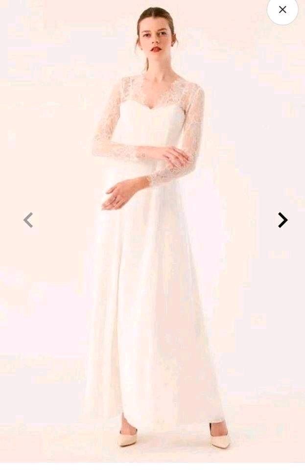 Top Zustand - Elegantes Brautkleid Hochzeitskleid Ivy Oak - 38 M in Crimmitschau