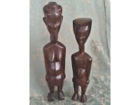 Original afrikanische Holzfiguren, Set, Liberia 1967 Hessen - Kassel Vorschau