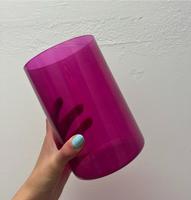 Pinke runde Vase aus dünnen Glas, Rundvase Friedrichshain-Kreuzberg - Friedrichshain Vorschau