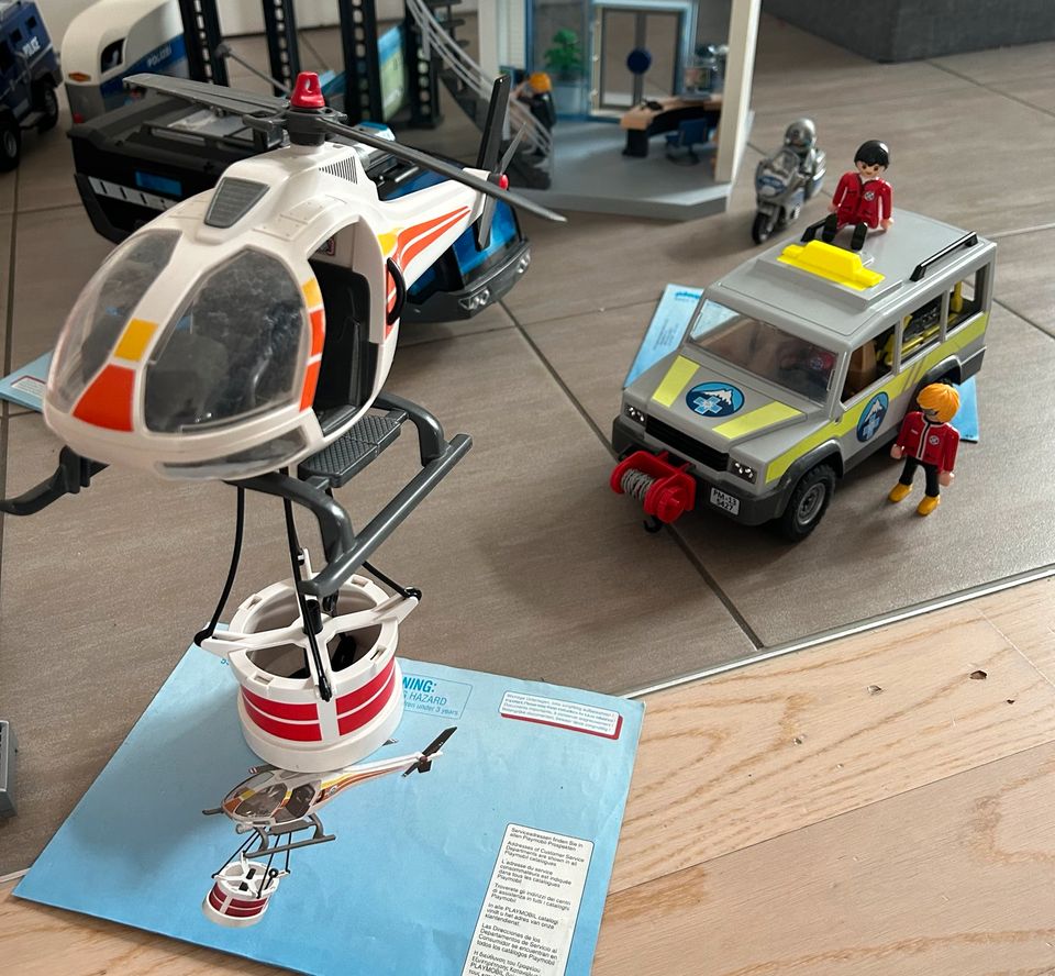 Playmobil Set Feuerwehr Polizei Küstenwache Bergrettungsdienst in Ulm