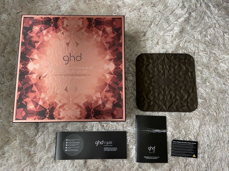 GHD hairdryer Gold styler Box Bedienungsanleitung Hitze matte in  Nordrhein-Westfalen - Altenbeken