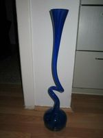 Vase Blau - lange Glasvase Vase für Rosen Wuppertal - Vohwinkel Vorschau