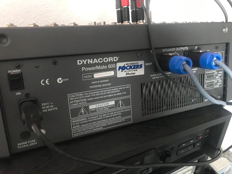 Dynacord PowerMate 600 2x300 Watts Mischpult in Steinfurt