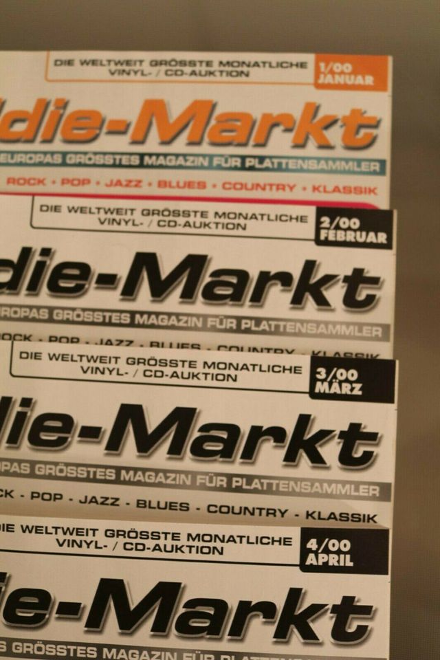 12 Hefte Oldie Markt 2000 PLATTENSAMMLER MAGAZIN Schallplatten in Gröbenzell