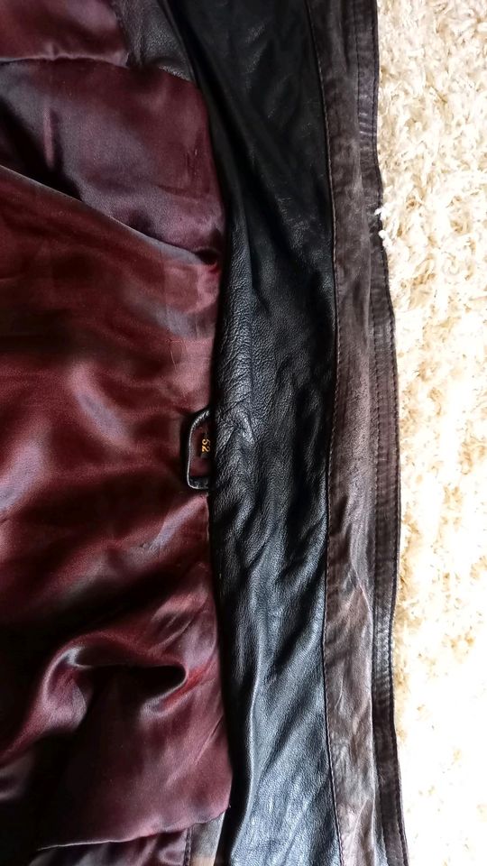 Herren Lederjacke Gr. 52 wie neu , sehr weiches Leder ,schwarz in Schwerin