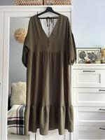 Asos Sommerkleid Midi-Hängerkleid V-Ausschnitt 42 XL Khaki Hessen - Langen (Hessen) Vorschau