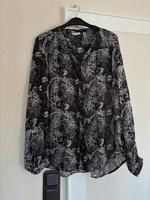 Schwarz/Weiße Bluse mit Muster - Frogbox - 38 - neu Wuppertal - Oberbarmen Vorschau