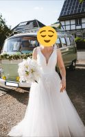 Hochzeitskleid / Brautkleid in A-Linie mit Schleier Nordrhein-Westfalen - Sundern (Sauerland) Vorschau