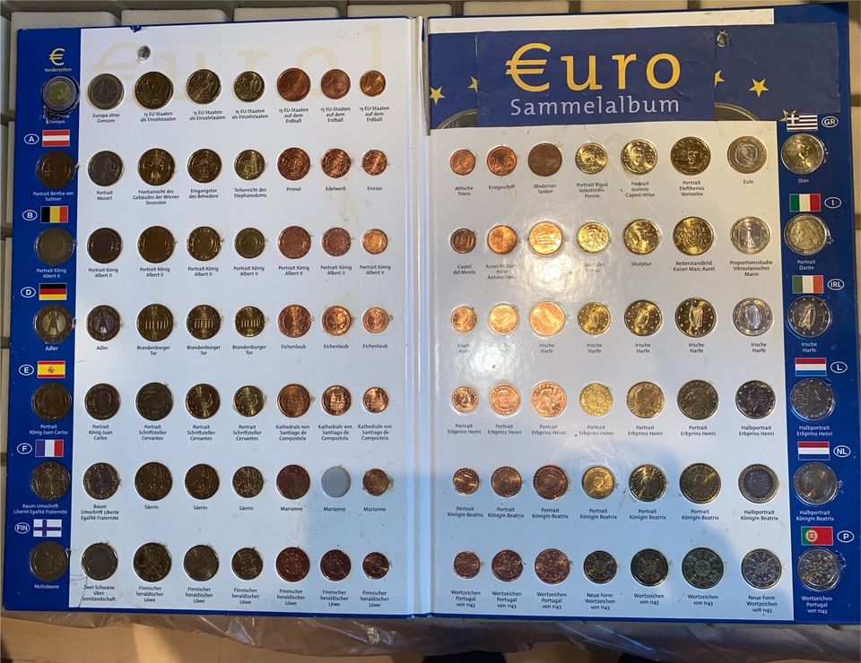 Euro Münzen Sammelalbum in Neuruppin