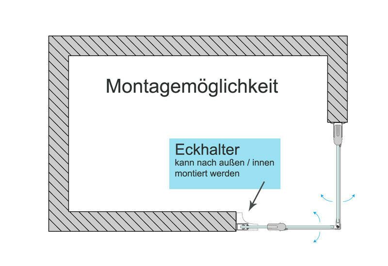 Duschkabine Eckeinstieg Eckdusche Duschabtrennung 98 Größen in Bad Essen