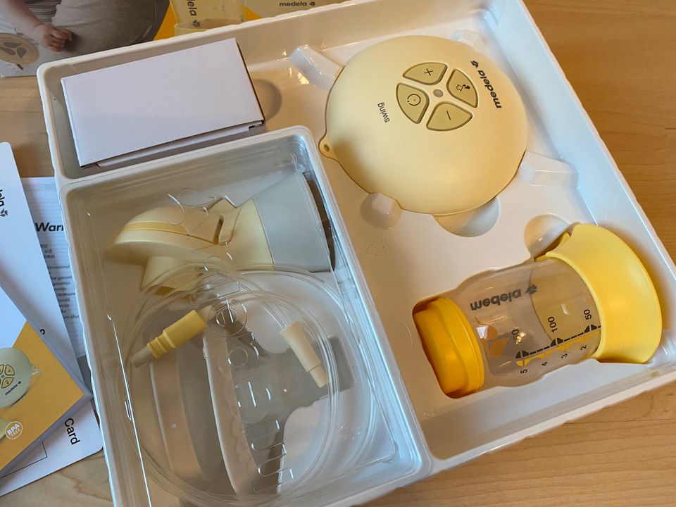 Medela Swing Flex elektrische Milchpumpe wie neu in Buttenwiesen