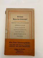 Reclams Universal-Bibliothek-Neues vollständiges Verzeichnis 20er Hamburg - Bergedorf Vorschau